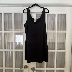 Leset Black Tank Mini Dress